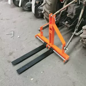 Compact Tractor Pallet Forks / Tines / Lifting - Category 1 Hitch - Picture 1 of 4