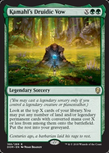 Kamahl's Druidic Vow - Dominaria #166/269 MTG Magic The Gathering - Image 1 of 1
