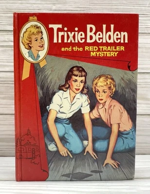 Trixie Belden and the Red Trailer Mystery #2 Cameo Julie Campbell 1954 Hardcover - Image 1 of 4