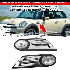 For Mini R56 Hatchback 07-13 2pcs Side Indicator Repeater Lens Kit 63137188613 - Picture 1 of 5