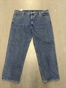 Pantalones de mezclilla clásicos informales Levi’s 550 para hombre calce relajado azul talla 46x30 - Imagen 1 de 11