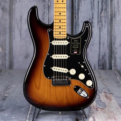 Fender American Ultra Luxe Stratocaster, Maple Fingerboard, 2-Color Sunburst - Image 1 of 4