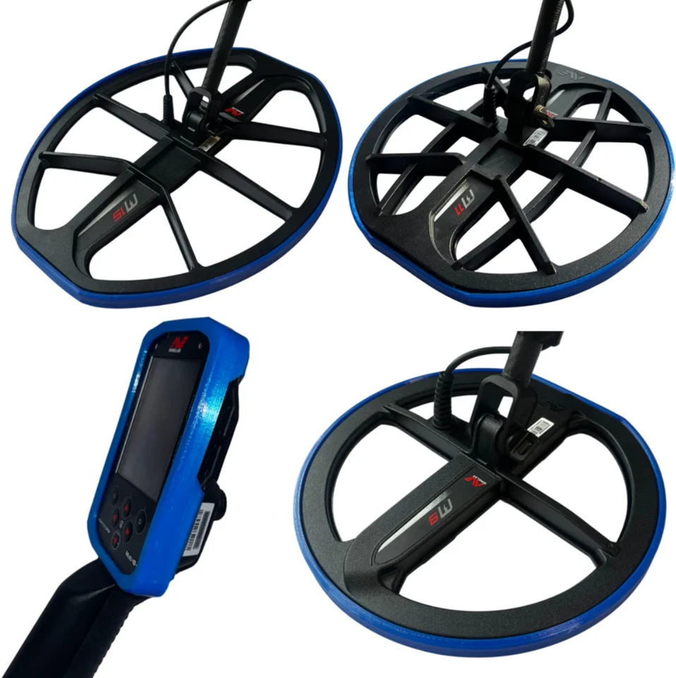 Minelab Manticore Metalldetektor Spule Stoßstangenschutz Set BLAU