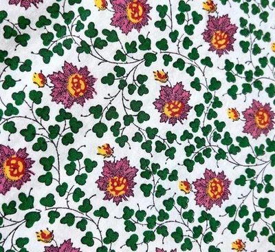 "Tela de campo provincial francesa Charles Demery Souleiado Tissu 56""x51"" de colección" Foto 1 de 4