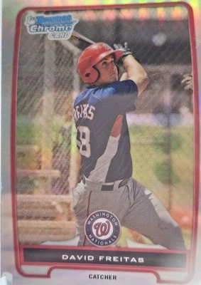 2012 Bowman Chrome Prospects David Freitas Washington Nationals #BCP209 - Image 1 of 2