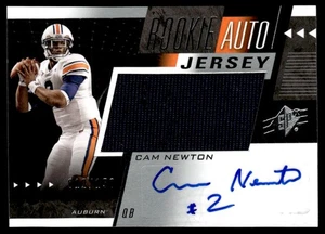 2011 SP Authentic SPx Jersey Autographs Cam Newton Rookie Auto Jersey 1 color - Picture 1 of 2