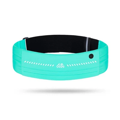 Bolso de Cintura Móvil Deportivo Ultra Delgado Alto Elástico Cierre Ajuste Correr Cintura Bolso L Foto 1 de 4