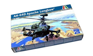 ITALERI 080 Helicopter Model 1/72 AH-64D Apache Longbow Scale Hobby T0080 - Picture 1 of 2