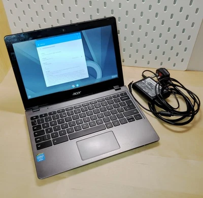 Acer Chromebook C720-29552G01aii Celeron 2955U 11.6" 2 GB RAM 16gb SSD - Image 1 of 4