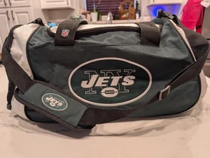 New York Jets Large Duffle Bag NFL Football Green & White - Picture 1 of 11