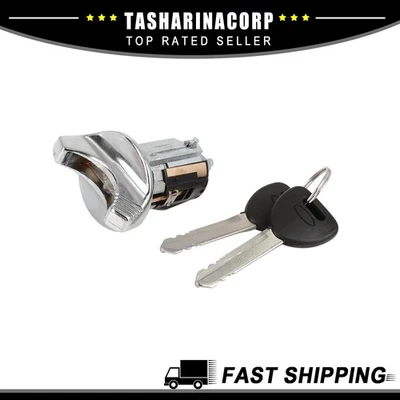 Chave de ignição interruptor cilindro de trava com 2 chaves para Ford F150 F250 F350 - Imagem 1 de 4