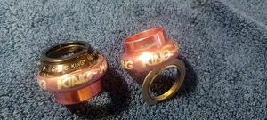 used ONE INCH, Chris King 1" Pink, NoThreadSet, Threadless Headset, "No Top Cap" - Picture 1 of 14