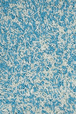 SPRINKLY - Sugar Strands - Blue & White - Edible Cake Sprinkles - Image 1 of 2