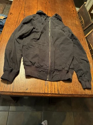 Vintage Carhartt J298 BLK Regular small Cotton Canvas Active Jacket men's - Image 1 of 4