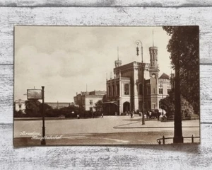 AK Breslau Hauptbahnhof Turm Uhr Architektur Postkarte Ansichtskarte alt Vintage - Picture 1 of 2