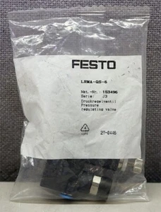 Festo LRMA-QS-6 Pressure Regulating Valve 153496 New  - Picture 1 of 3