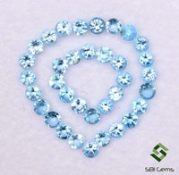 4mm Lot 2,3,6,10,20,50,100pcs Round Cut Natural Swiss Blue TOPAZ 4mm Lot 2,3,6,10,20,50,100pcs Round Cut Natural Swiss Blue TOPAZ