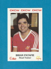 1986-87 Moncton Golden Flames PLAY # 6 Brian Patafie