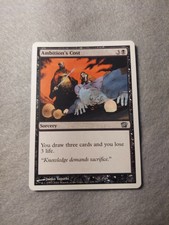 2003 Magic The Gathering Eighth Edition #118 Ambition's Cost U :K: