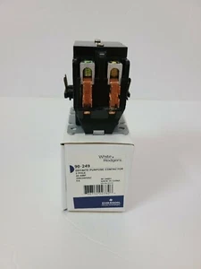  WHITE-RODGERS  90-249  2 POLE 40 AMP 208/240 VAC DEFINITE PURPOSE CONTACTOR - Picture 1 of 4