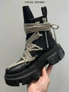 Rick Botas Cortas Elevadoras Suela Gruesa Hombre Owens - Imagen 1 de 18