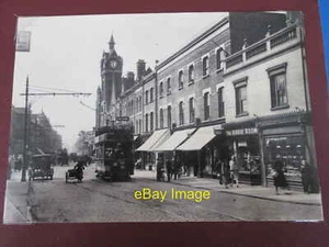 Postal Croydon Repo Vista de George Street con tranvía c1927 - Imagen 1 de 1