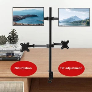 Quad Monitor Schwenkarm Tisch Halterung Halter 27" Bildschirm Ständer 4 x 9KG DE - Bild 1 von 12