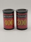 Vintage Seattle Filmworks 35mm Color Neg Expired Film 2 Rolls 40 Shots 400 & 200
