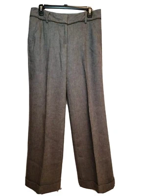 KENNETH COLE WOMEN'S SZ 8 Wool Heather Mushroom Pants - Image 1 of 4