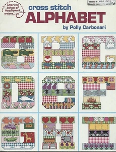 Cross Stitch Alphabet - Cross Stitch Instruction Booklet - Picture 1 of 2