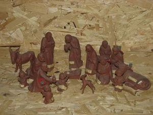 +*A012895_1, Goebel  Archiv Muster, Krippenspiel, 16 Krippenfiguren - Picture 1 of 1