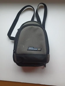 Nintendo Game Boy Advance SP GBA SP Reisetasche Mini-Tasche Rucksack Tasche grau - Bild 1 von 2