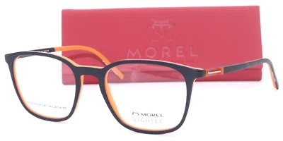 GAFAS MOREL LIGHTEC 30266O NO02 NEGRO MATE SOBRE NARANJA AUTÉNTICAS 51-19 FRANCIA Foto 1 de 4