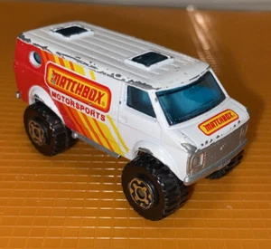 VINTAGE 1981 Matchbox 4X4 Chevy Van Rare Motor Sports Original Old Car FreeShip+ - Bild 1 von 7