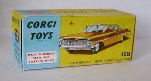 Chevrolet New York Taxi Repro Box Corgi Nr.221 - Imagen 1 de 1