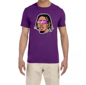 Justin Jefferson Face Logo T-Shirt - Picture 1 of 3