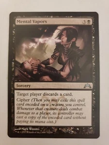 MTG Magic The Gathering Card Mental Vapors Sorcery Black Gatecrash 2013 - Picture 1 of 2