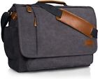 ESTARER Laptop Messenger Bag 17-17.3 Inch Water-resistant Canvas Shoulder Bag...