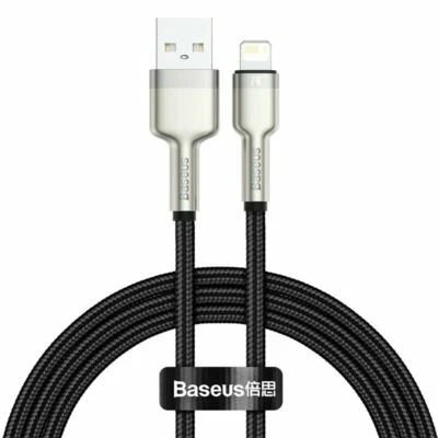 Baseus USB Charger Cable 2.4A Quick Charge Lead Data Cord For iPhone14 13 12 11 - Image 1 of 4