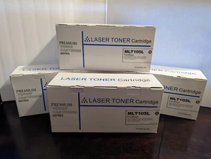 Cartuccia Toner Serie Premium, Compatibile con Samsung MLT-105L, Nero, NUOVO - Foto 1 di 9