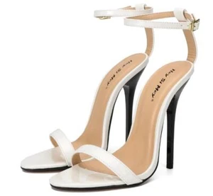 Womens Fashion Summer Peep Toe Ankle Strap Sandals Sexy Party High Heels Shoes - Picture 1 of 15