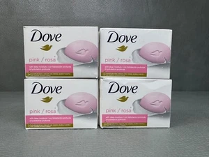 Dove Beauty Bar Soap Gentle Pink Rosa Moisturizing All Skin 4 Pack - Picture 1 of 2