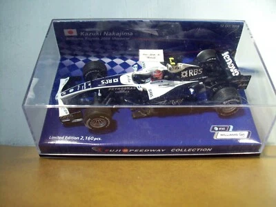 1/43 MINICHAMPS FUJI SPEEDWAY WILLIAMS TOYOTA 2008 SHOWCAR KASUKI NAKAJIMA - Image 1 of 4