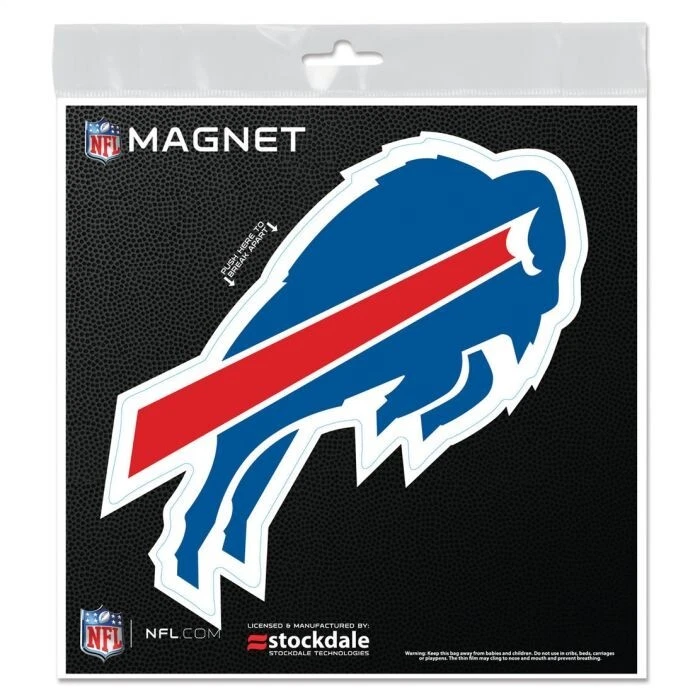 BUFFALO BILLS 6"X6" DIE-CUT MAGNET FOR INDOOR OR OUTDOOR USE HIGH QUALITY - Image 1 of 1