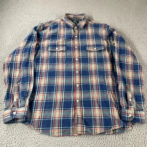 Camisa J Crew Para Hombres XL Multicolor A Cuadros Manga Larga Botón Frontal Cuello Camisa - Imagen 1 de 9