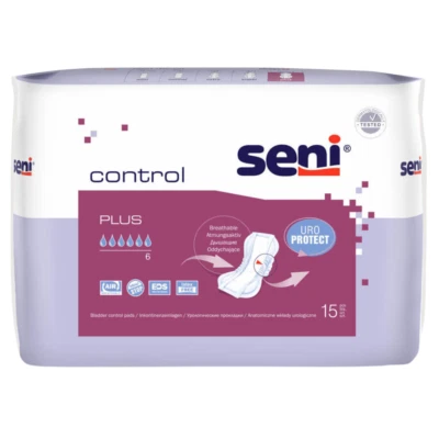 Seni Control Plus Inkontinenzeinlagen 15 St. oder 16 x 15 St. / 240 St. - Bild 1 von 2