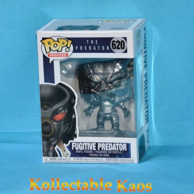 The Predator (2018) - Fugitive Predator Gun Metal Metallic Pop! Vinyl (RS)#620 - Image 1 of 2