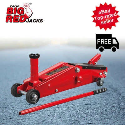 3 Ton BIG RED Hydraulic Trolley Service/Floor Jack with Extra Saddle - Image 1 of 4