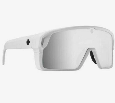 Spy + Optics Monolith Matte White Platinum Spectra Authentic New Sunglasses - Image 1 of 4
