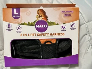 Halo Hundegeschirr Sicherheitsrückhaltesystem 2-in-1 Größe L (56-85lbs) - Bild 1 von 3